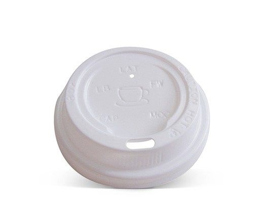 PE Coated Lid- 6/8/10 oz Hot&Cold /White 1000pc/ctn